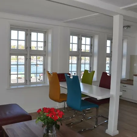 Hafenblick Vom Kapitaenshaus * Flensburg