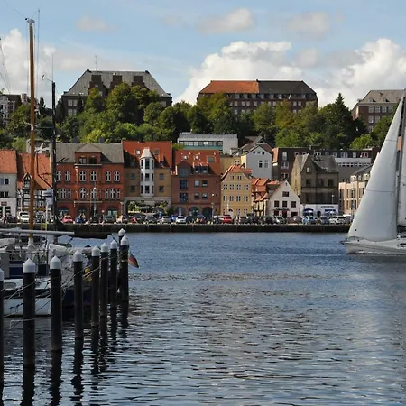 Hafenblick Vom Kapitaenshaus Lägenhet Flensburg